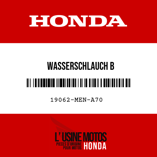 image de 19062-MEN-A70 WASSERSCHLAUCH B