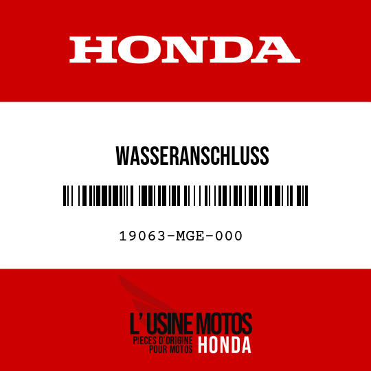 image de 19063-MGE-000 WASSERANSCHLUSS