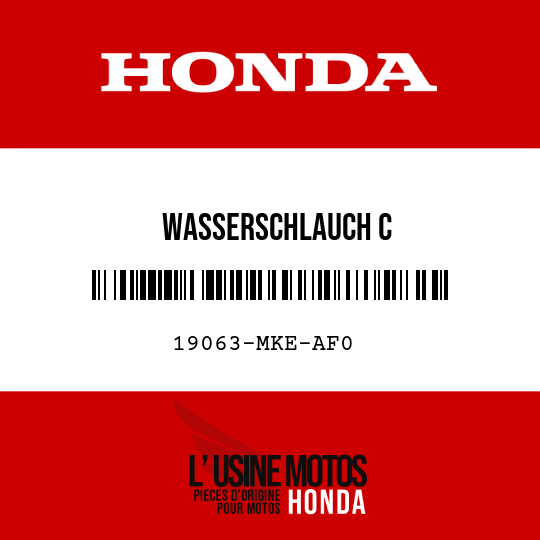 image de 19063-MKE-AF0 WASSERSCHLAUCH C