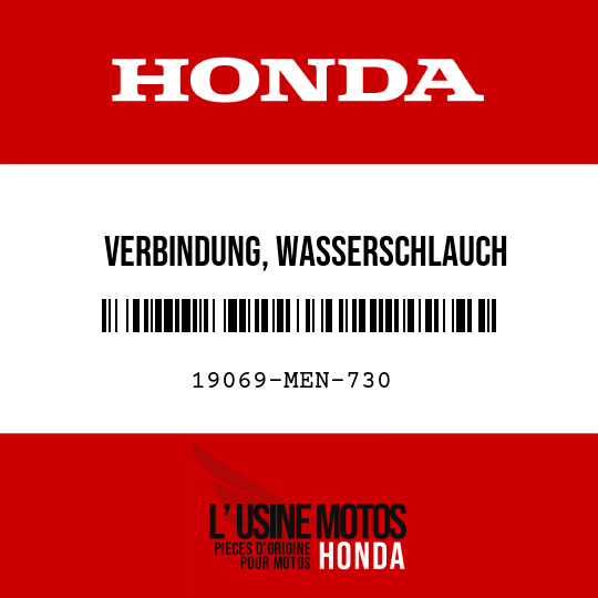 image de 19069-MEN-730 VERBINDUNG, WASSERSCHLAUCH