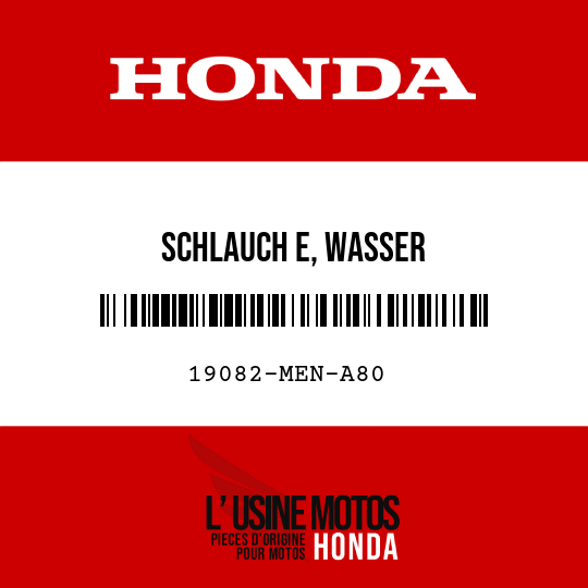 image de 19082-MEN-A80 SCHLAUCH E, WASSER