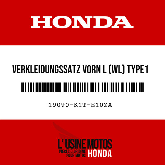 image de 19090-K1T-E10ZA VERKLEIDUNGSSATZ VORN L (WL) TYPE1