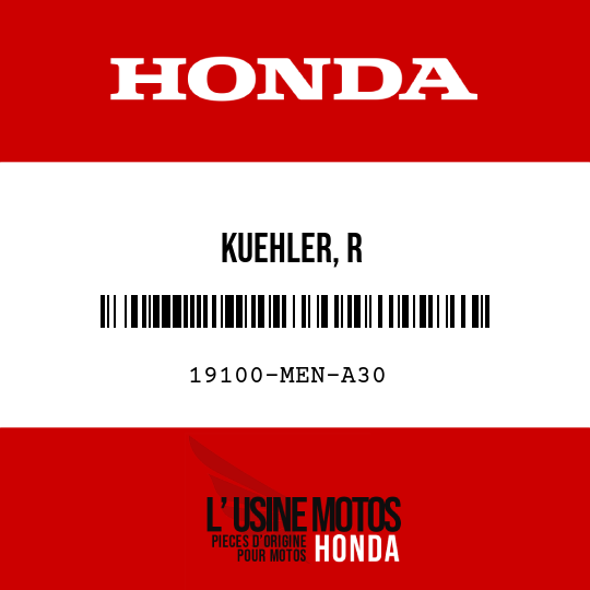 image de 19100-MEN-A30 KUEHLER, R