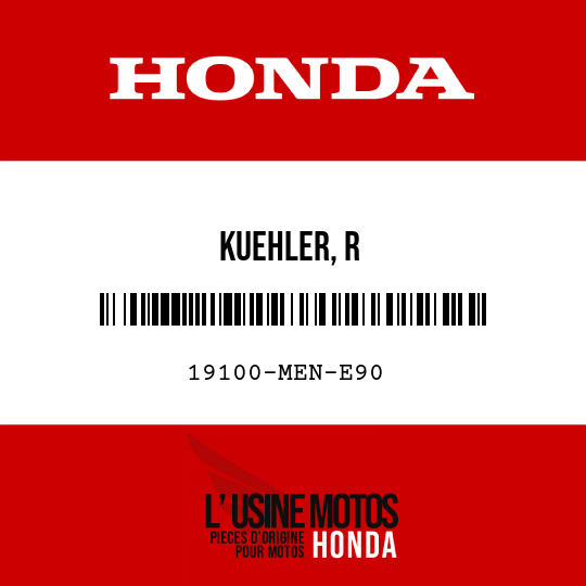 image de 19100-MEN-E90 KUEHLER, R
