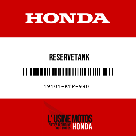 image de 19101-KTF-980 RESERVETANK