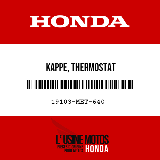 image de 19103-MET-640 KAPPE, THERMOSTAT