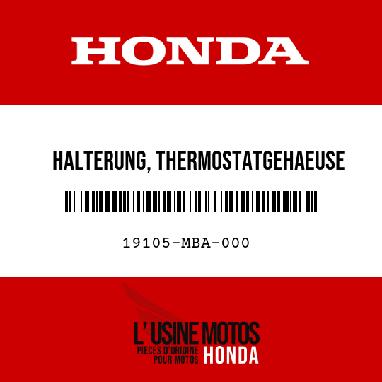image de 19105-MBA-000 HALTERUNG, THERMOSTATGEHAEUSE