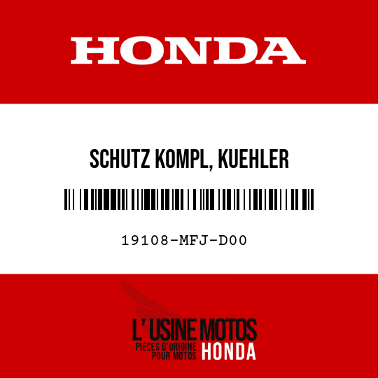 image de 19108-MFJ-D00 SCHUTZ KOMPL, KUEHLER