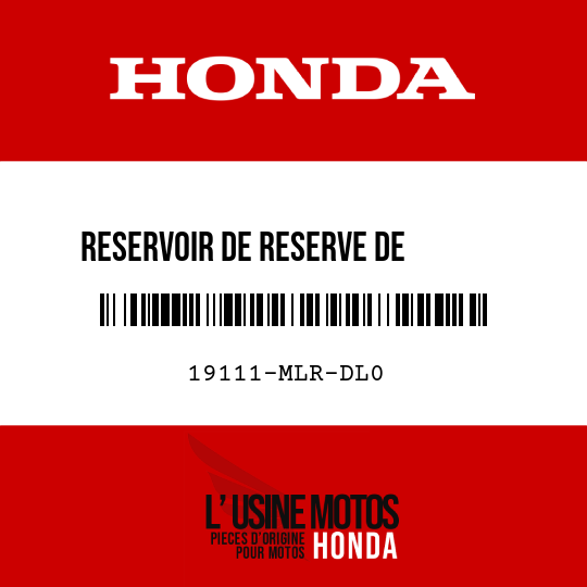 image de 19111-MLR-DL0 RESERVOIR DE RESERVE DE       RADIATEUR
