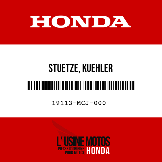 image de 19113-MCJ-000 STUETZE, KUEHLER