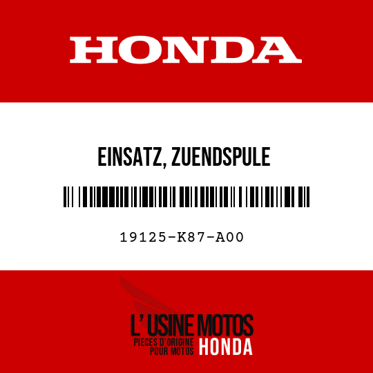 image de 19125-K87-A00 EINSATZ, ZUENDSPULE