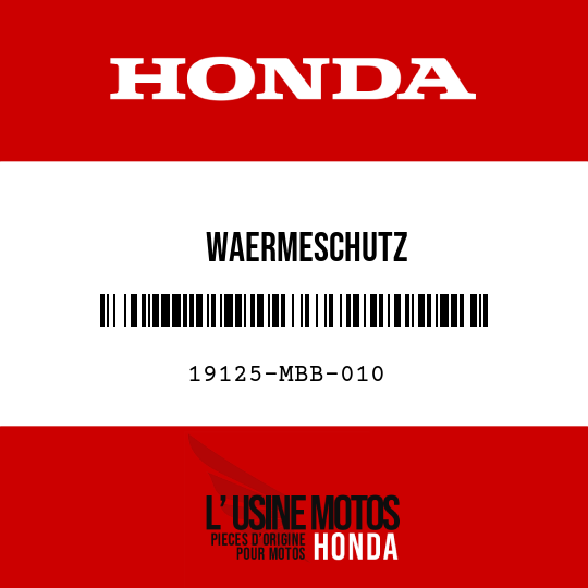 image de 19125-MBB-010 WAERMESCHUTZ