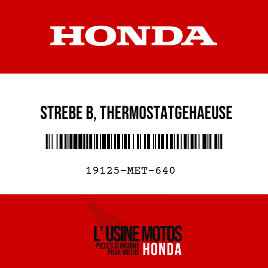image de 19125-MET-640 STREBE B, THERMOSTATGEHAEUSE