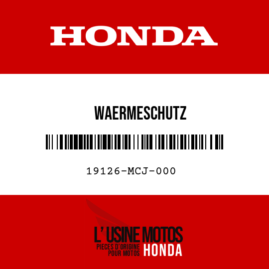 image de 19126-MCJ-000 WAERMESCHUTZ