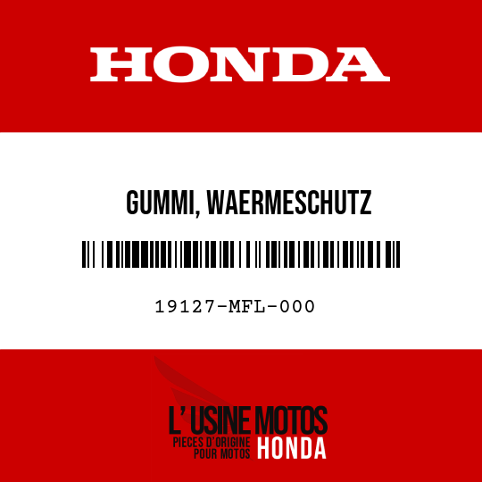 image de 19127-MFL-000 GUMMI, WAERMESCHUTZ