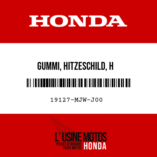 image de 19127-MJW-J00 GUMMI, HITZESCHILD, H
