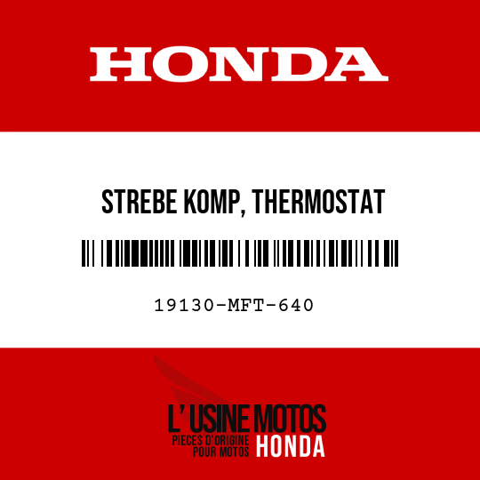 image de 19130-MFT-640 STREBE KOMP, THERMOSTAT