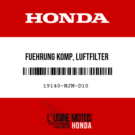 image de 19140-MJM-D10 FUEHRUNG KOMP, LUFTFILTER