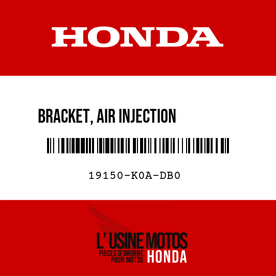 image de 19150-K0A-DB0 BRACKET, AIR INJECTION        SOLENOID VALVE
