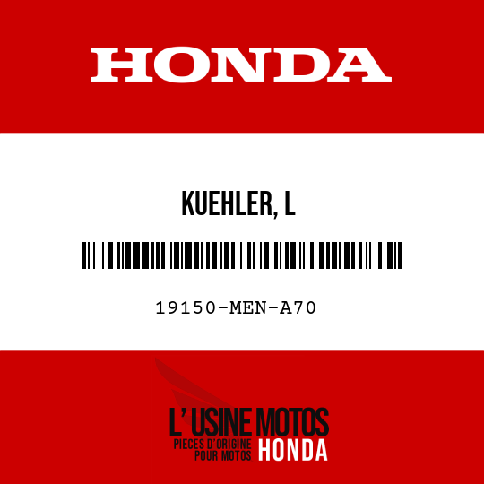 image de 19150-MEN-A70 KUEHLER, L