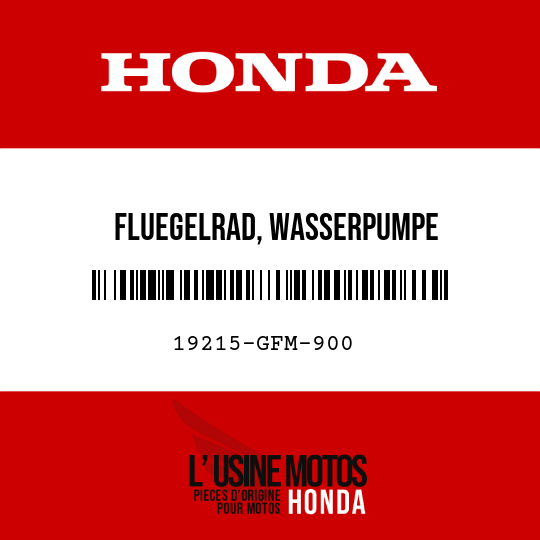 image de 19215-GFM-900 FLUEGELRAD, WASSERPUMPE
