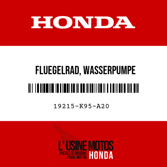 image de 19215-K95-A20 FLUEGELRAD, WASSERPUMPE