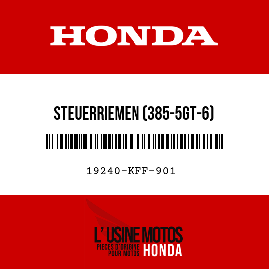image de 19240-KFF-901 STEUERRIEMEN (385-5GT-6)