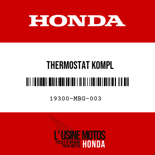 image de 19300-MBG-003 THERMOSTAT KOMPL