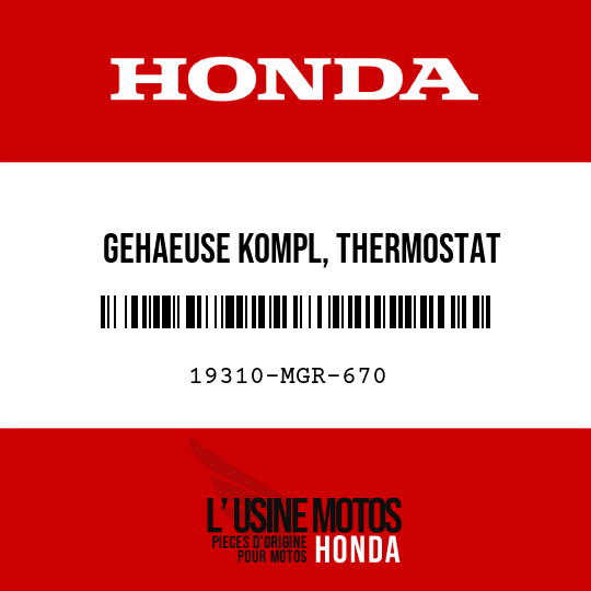 image de 19310-MGR-670 GEHAEUSE KOMPL, THERMOSTAT