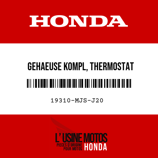 image de 19310-MJS-J20 GEHAEUSE KOMPL, THERMOSTAT