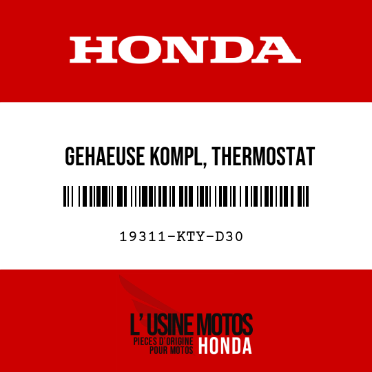 image de 19311-KTY-D30 GEHAEUSE KOMPL, THERMOSTAT