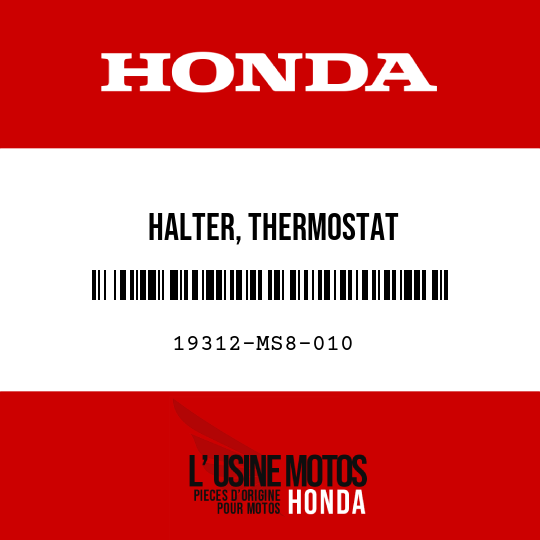 image de 19312-MS8-010 HALTER, THERMOSTAT