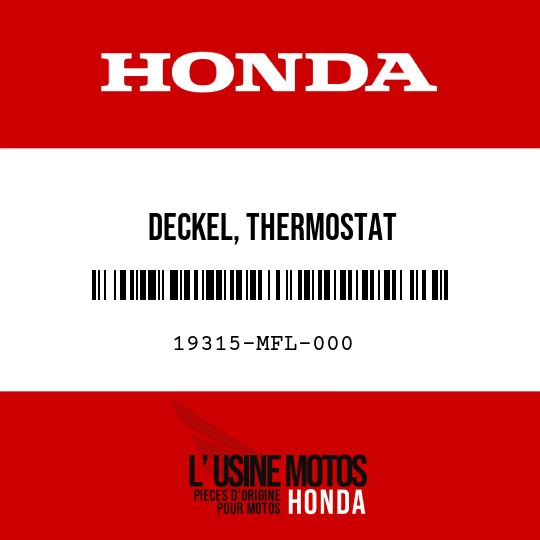 image de 19315-MFL-000 DECKEL, THERMOSTAT