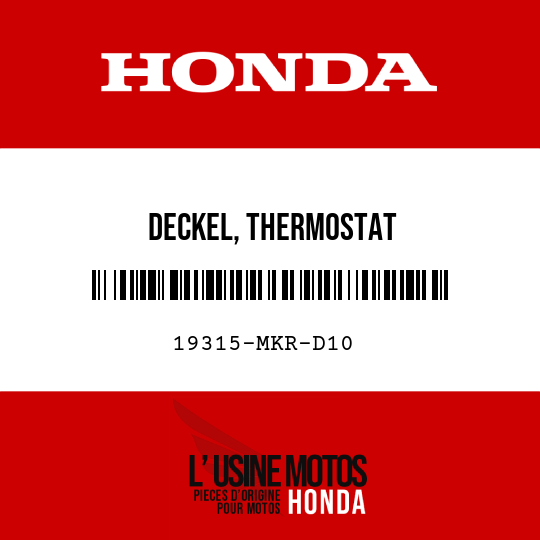 image de 19315-MKR-D10 DECKEL, THERMOSTAT