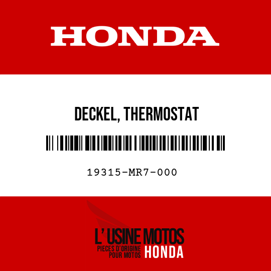 image de 19315-MR7-000 DECKEL, THERMOSTAT