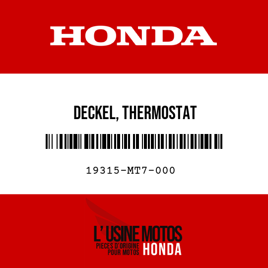 image de 19315-MT7-000 DECKEL, THERMOSTAT