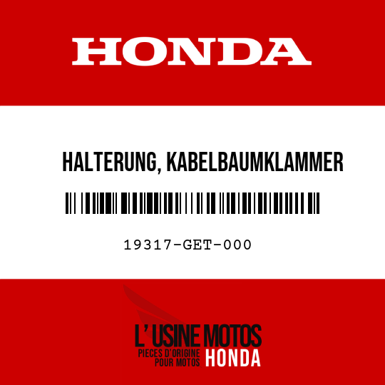 image de 19317-GET-000 HALTERUNG, KABELBAUMKLAMMER