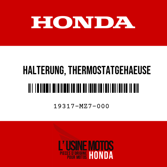 image de 19317-MZ7-000 HALTERUNG, THERMOSTATGEHAEUSE