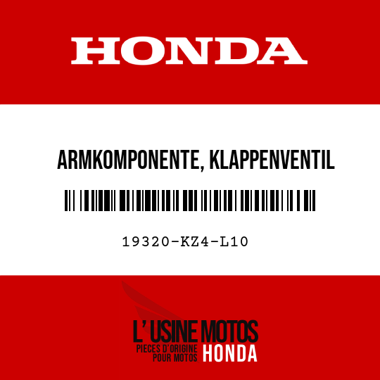 image de 19320-KZ4-L10 ARMKOMPONENTE, KLAPPENVENTIL