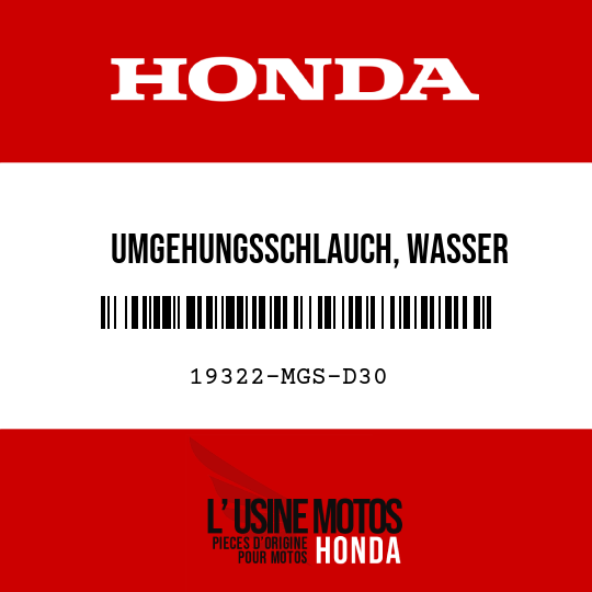 image de 19322-MGS-D30 UMGEHUNGSSCHLAUCH, WASSER