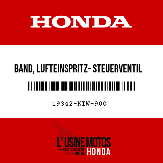 image de 19342-KTW-900 BAND, LUFTEINSPRITZ- STEUERVENTIL