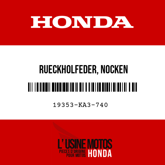 image de 19353-KA3-740 RUECKHOLFEDER, NOCKEN