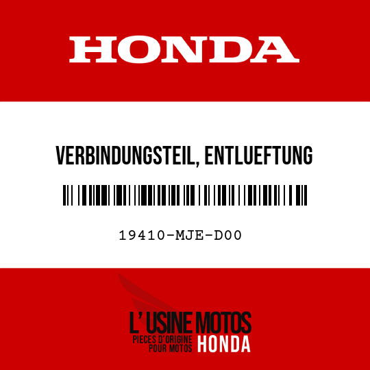 image de 19410-MJE-D00 VERBINDUNGSTEIL, ENTLUEFTUNG