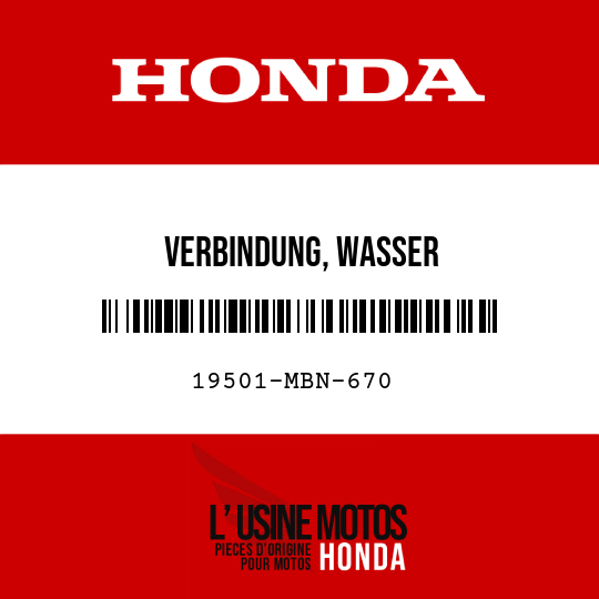 image de 19501-MBN-670 VERBINDUNG, WASSER