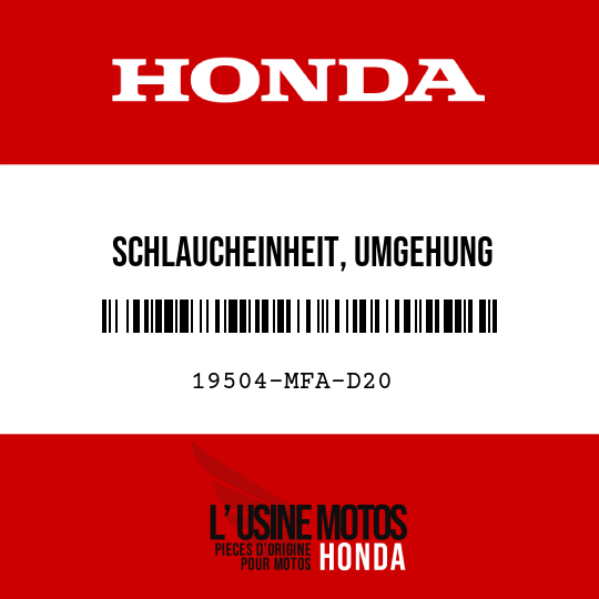 image de 19504-MFA-D20 SCHLAUCHEINHEIT, UMGEHUNG