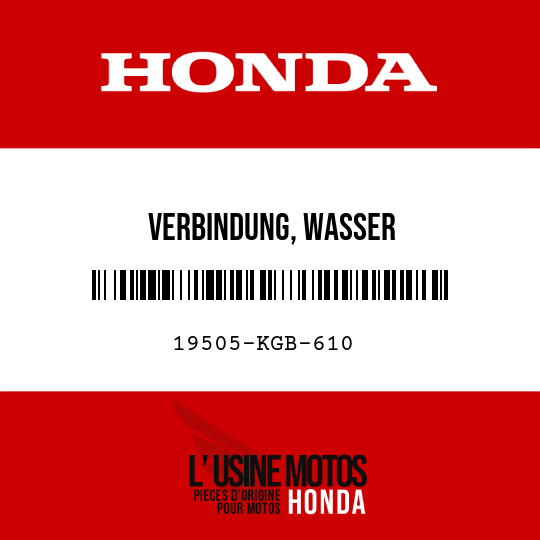 image de 19505-KGB-610 VERBINDUNG, WASSER (VORDERER/HINTERER ZYLINDER)