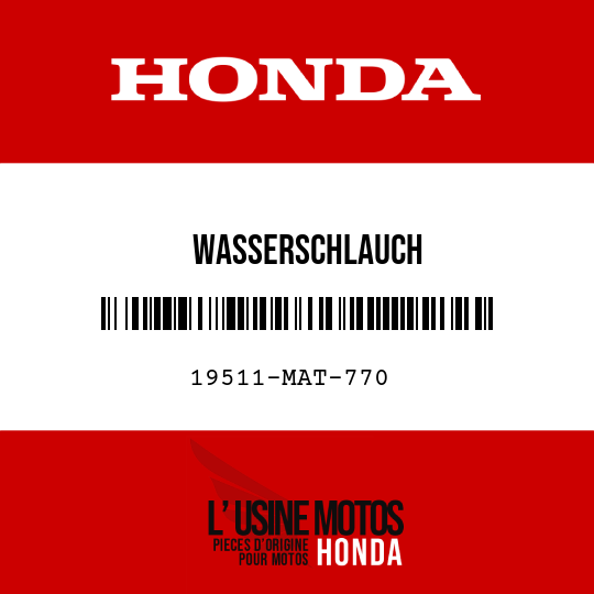 image de 19511-MAT-770 WASSERSCHLAUCH