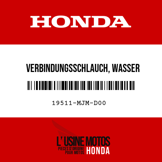 image de 19511-MJM-D00 VERBINDUNGSSCHLAUCH, WASSER