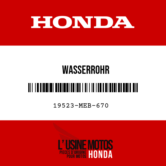 image de 19523-MEB-670 WASSERROHR