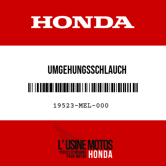 image de 19523-MEL-000 UMGEHUNGSSCHLAUCH